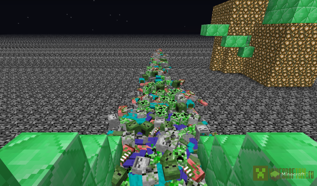 Гора тел от мобов