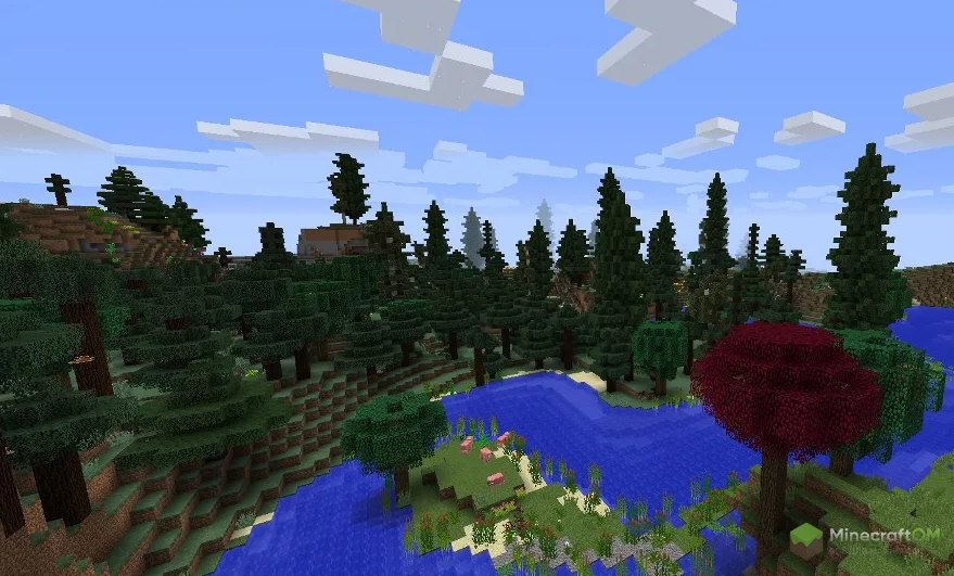 Новые крупные деревья