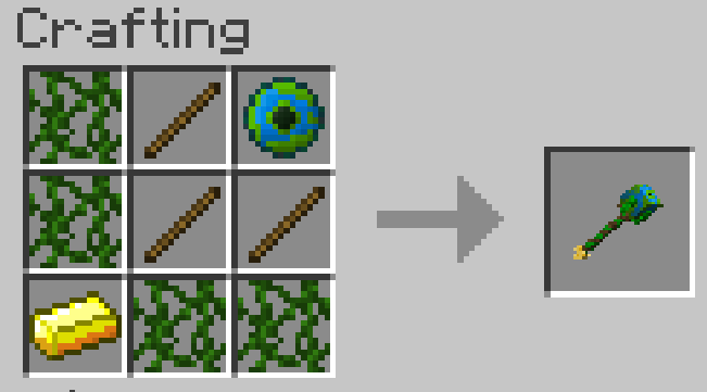 Крафт посоха Гайи