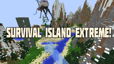 Карта на выживание для Майнкрафт 1.12 - Survival Island Extreme Карта на выживание для Майнкрафт 1.12 - Survival Island Extreme