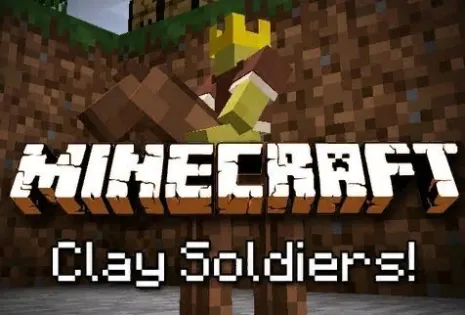 Мод на создание солдатиков для Майнкрафт 1.12.2/1.10.2/1.7.10 (Clay Soldiers) Мод на создание солдатиков для Майнкрафт 1.12.2/1.10.2/1.7.10 (Clay Soldiers)