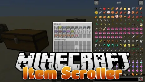 Мод на сортировку предметов для Майнкрафт 1.16.5/1.15.2/1.14.4/1.12.2/1.11.2/1.10.2/1.7.10 (Item Scroller)