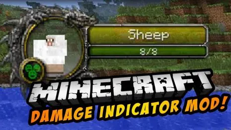 Мод на индикатор урона для Майнкрафт 1.12.2/1.8/1.7.10 (Damage Indicators) Мод на индикатор урона для Майнкрафт 1.12.2/1.8/1.7.10 (Damage Indicators)