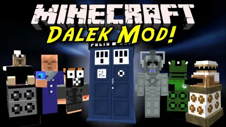 Мод на Доктор Кто для Майнкрафт 1.12.2/1.8/1.7.10 (The Dalek) Мод на Доктор Кто для Майнкрафт 1.12.2/1.8/1.7.10 (The Dalek)