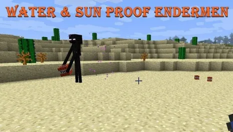 Мод на эндерменов днём для Майнкрафт 1.7.10 (Water and Sun Proof Endermen) Мод на эндерменов днём для Майнкрафт 1.7.10 (Water and Sun Proof Endermen)