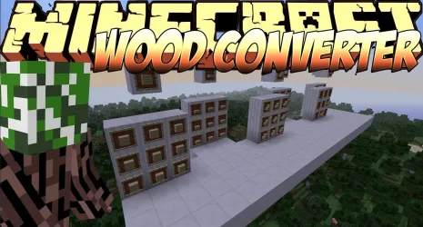 Мод на крафты с деревьями для Майнкрафт 1.12.2/1.11.2/1.10.2/1.7.10 (Wood Converter)