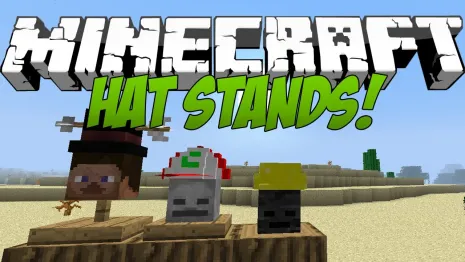 Мод на крутые шляпки для Майнкрафт 1.12.2/1.10.2/1.7.10 (Hat Stand)