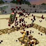 Кровавый след от свинозомби