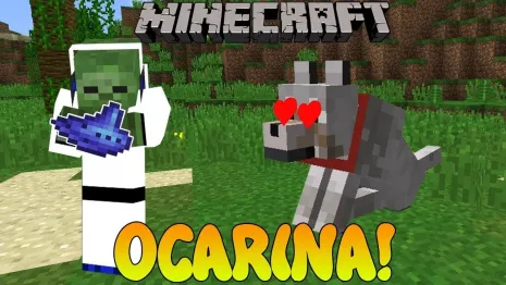 Мод на окарину для Майнкрафт 1.6.4 (The Ocarina)