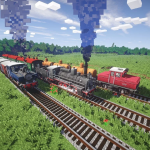 Поезда с красивой графикой