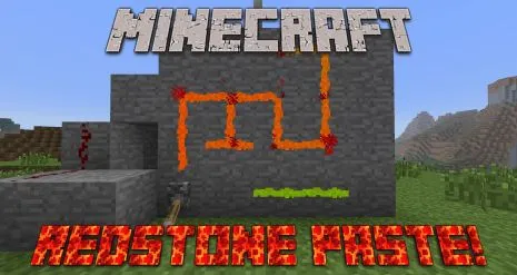 Мод на новый редстоун для Майнкрафт 1.12.2/1.11.2/1.10.2/1.9/1.8/1.7.10 (Redstone Paste)