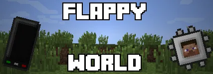 Мод на игру Flappy Bird для Майнкрафт 1.7.10 (Flappy World) Мод на игру Flappy Bird для Майнкрафт 1.7.10 (Flappy World)