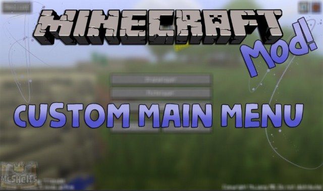 Custom main menu