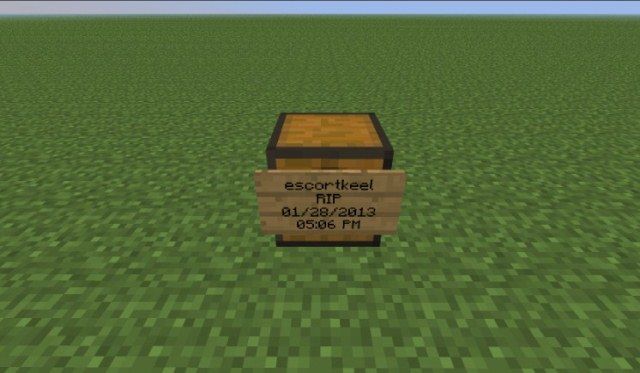 Сундук с датой смерти