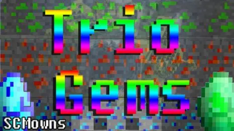 Мод на три драгоценных камня для Майнкрафт 1.6.4/1.5.2 (Trio Gems) Мод на три драгоценных камня для Майнкрафт 1.6.4/1.5.2 (Trio Gems)