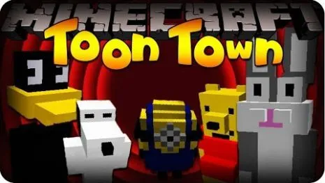 Мод на персонажей из мультфильмов для Майнкрафт 1.7.2/1.6.4 (ToonTown) Мод на персонажей из мультфильмов для Майнкрафт 1.7.2/1.6.4 (ToonTown)