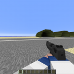 Пистолет в моде Modern Warfare.
