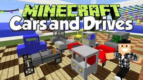 Мод на машины для Майнкрафт 1.8/1.7.10 (Cars and Drivers) Мод на машины для Майнкрафт 1.8/1.7.10 (Cars and Drivers)