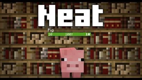 Мод на статус мобов для Майнкрафт 1.16.5/1.15.2/1.14.4/1.12.2/1.10.2/1.7.10 (Neat)