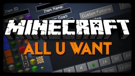 Мод на изменение предметов для Майнкрафт 1.7.10 (All-U-Want) Мод на изменение предметов для Майнкрафт 1.7.10 (All-U-Want)
