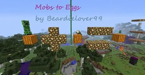 Мод на превращение в яйцо призыва для Майнкрафт 1.8/1.7.10 (Mini Mod: Mobs to Eggs) Мод на превращение в яйцо призыва для Майнкрафт 1.8/1.7.10 (Mini Mod: Mobs to Eggs)