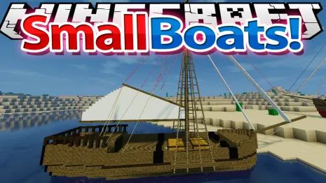 Мод на лодки для Майнкрафт 1.7.10 (Small Boats) Мод на лодки для Майнкрафт 1.7.10 (Small Boats)