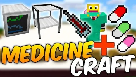 Мод на медицину для Майнкрафт 1.8.9/1.7.10 (MedicineCraft)
