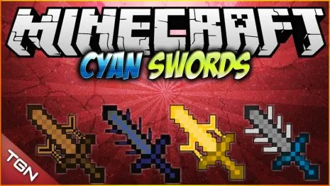 Мод на мечи для Майнкрафт 1.16.4/1.15.2/1.12.2/1.7.10 (Cyan Warrior Swords) Мод на мечи для Майнкрафт 1.16.4/1.15.2/1.12.2/1.7.10 (Cyan Warrior Swords)