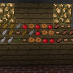 Полки с едой в моде Shelf.