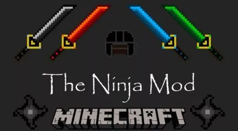 Мод на ниндзя для Майнкрафт 1.12.2/1.8/1.7.10 (Ninja) Мод на ниндзя для Майнкрафт 1.12.2/1.8/1.7.10 (Ninja)