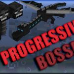 В моде Progressive Bosses изменяются дракон и визер.
