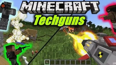 Мод на оружие для Майнкрафт 1.12.2 / 1.7.10 (Techguns) Мод на оружие для Майнкрафт 1.12.2 / 1.7.10 (Techguns)