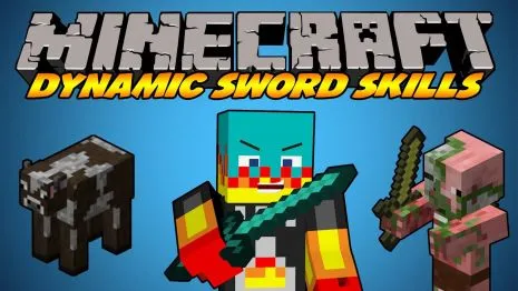 Мод на бой для Майнкрафт 1.12.2/1.11.2/1.10.2/1.7.10 (Dynamic Sword Skills) Мод на бой для Майнкрафт 1.12.2/1.11.2/1.10.2/1.7.10 (Dynamic Sword Skills)