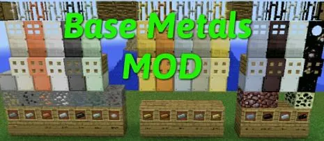 Мод на металлы для Майнкрафт 1.12.2/1.11.2/1.10.2/1.9.4 (Base Metals) Мод на металлы для Майнкрафт 1.12.2/1.11.2/1.10.2/1.9.4 (Base Metals)