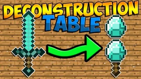 Мод на стол деконструкции для Майнкрафт 1.12.2/1.10.2/1.8/1.7.10 (Deconstruction Table) Мод на стол деконструкции для Майнкрафт 1.12.2/1.10.2/1.8/1.7.10 (Deconstruction Table)