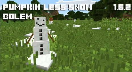 Мод на снежного голема для Майнкрафт 1.8/1.7.10 (Pumpkin-less Snow Golem) Мод на снежного голема для Майнкрафт 1.8/1.7.10 (Pumpkin-less Snow Golem)