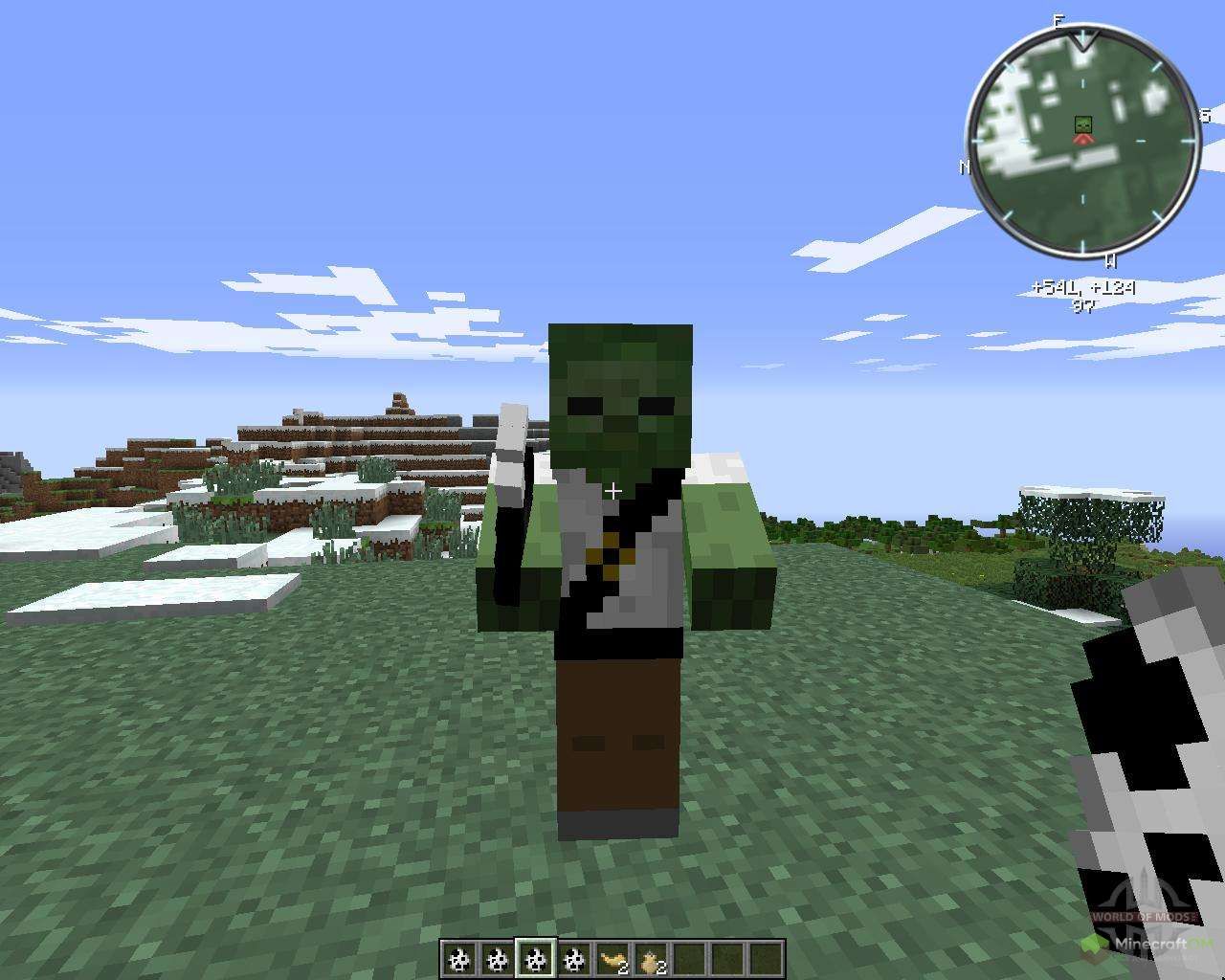 Спавн пирата в моде Pirates.