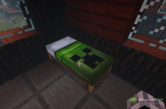 Кровать в стиле крипера