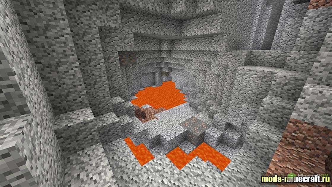 Мод На Пещеры Для Майнкрафт 1.16.5/1.15.2/1.9.4/1.7.10 (CaveBiomes)