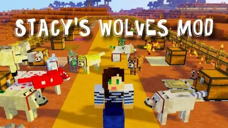 Мод на волков для Майнкрафт 1.7.10 (Stacy's Wolves) Мод на волков для Майнкрафт 1.7.10 (Stacy's Wolves)