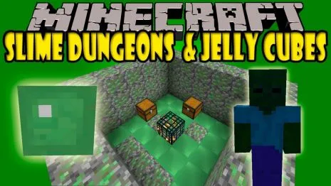 Мод на данжи для Майнкрафт 1.8/1.7.10 (Slime Dungeons)