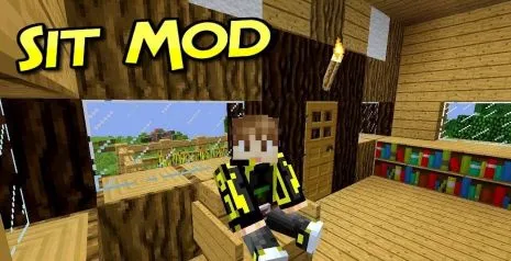 Мод на возможность сидеть для Майнкрафт 1.16.5/1.15.2/1.14.4/1.13.2/1.12.2/1.11.2/1.10.2/1.7.10 (Sit)