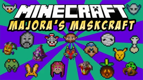 Мод на маски из зельды для Майнкрафт 1.7.10 (Maskcraft)