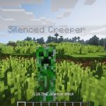 Тихий крипер в моде Silence Mobs.