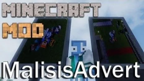 Мод на баннеры для Майнкрафт 1.12.2/1.11.2/1.10.2/1.9.4/1.8.9/1.7.10 (MalisisAdvert)