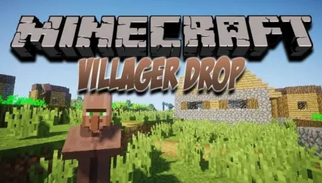 Мод на дроп из жителей для Майнкрафт 1.12.2/1.7.10 (Villager Drop) Мод на дроп из жителей для Майнкрафт 1.12.2/1.7.10 (Villager Drop)