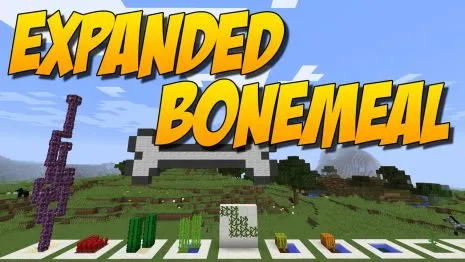 Мод на костную муку для Майнкрафт 1.12.2/1.11.2/1.10.2/1.9.4/1.7.10 (Expanded Bonemeal) Мод на костную муку для Майнкрафт 1.12.2/1.11.2/1.10.2/1.9.4/1.7.10 (Expanded Bonemeal)