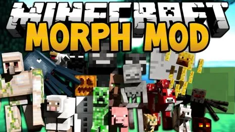 Мод на превращение для Майнкрафт 1.12.2/1.7.10 (Morph) Мод на превращение для Майнкрафт 1.12.2/1.7.10 (Morph)