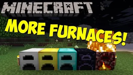 Мод на печки для Майнкрафт 1.12.2/1.11.2/1.10.2/1.9.4/1.8.9/1.7.10 (More Furnaces)