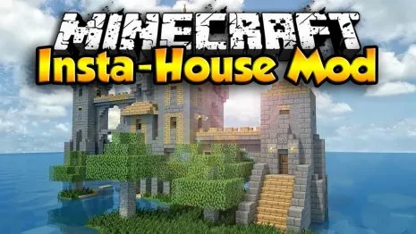 Мод на дома для Майнкрафт 1.15.2/1.14.4/1.12.2/1.7.10 (Insta House) Мод на дома для Майнкрафт 1.15.2/1.14.4/1.12.2/1.7.10 (Insta House)
